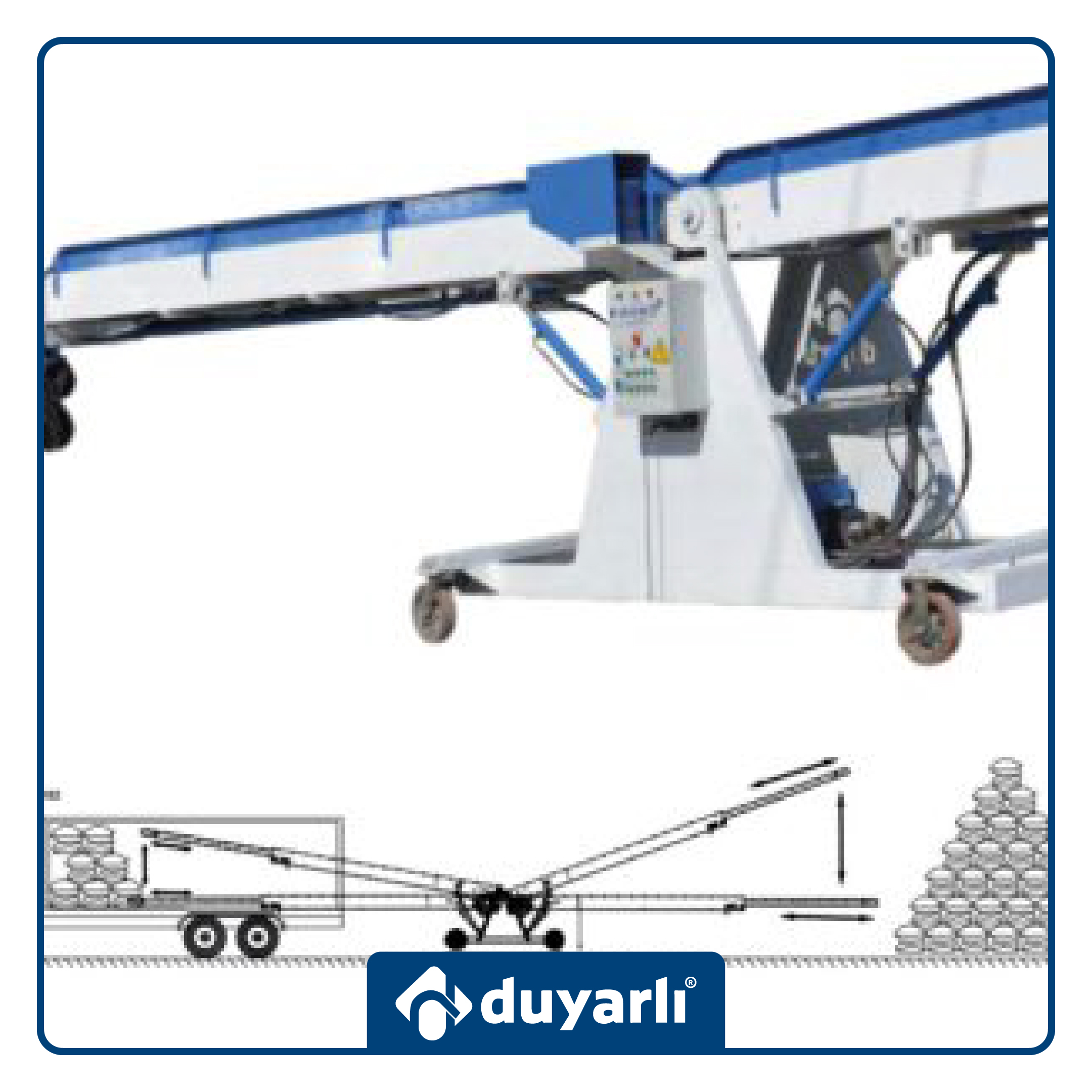 Teleskopik Taşıma Bandı